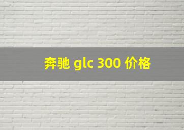 奔驰 glc 300 价格